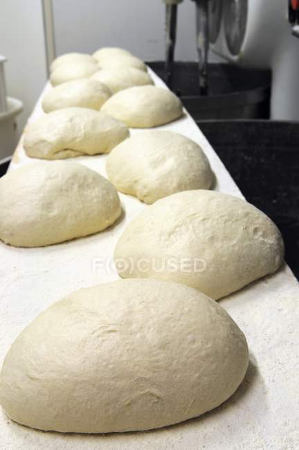 Хлібне тісто в пекарні — стокове фото