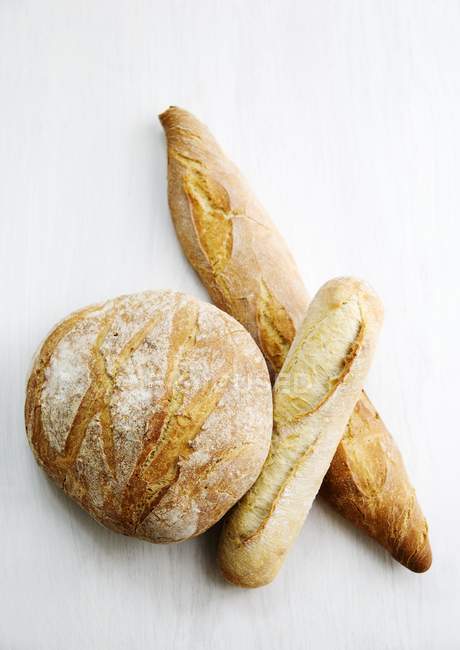 Французький хліб пшеничний — стокове фото