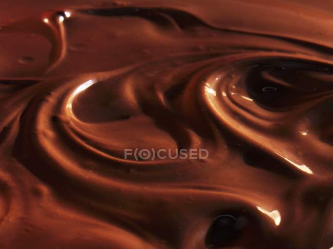 Розтоплений шоколад молока — стокове фото