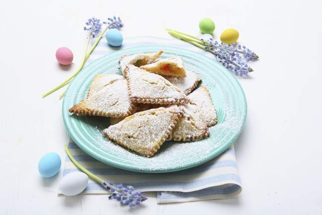 Rice and fruit pasties — Stock Photo