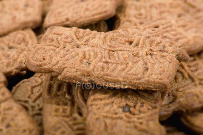 Brown Spekulatius cookies — Stock Photo
