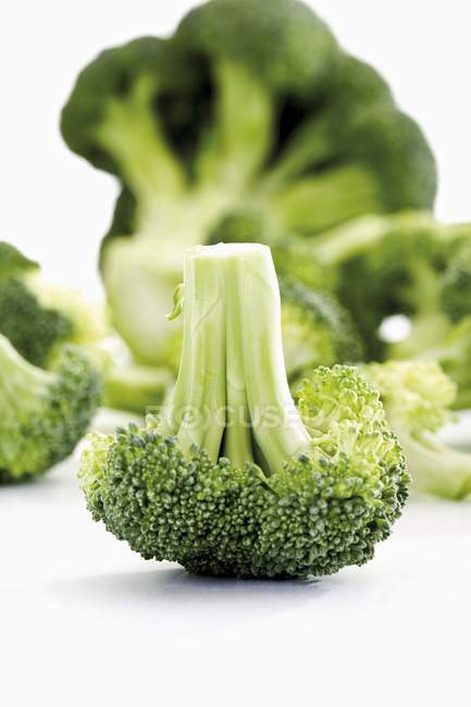 Green Broccoli florets — Stock Photo