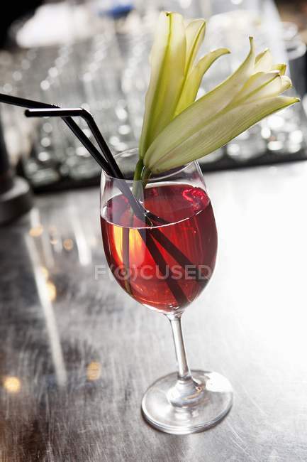 Bebida de cereja oriental — Fotografia de Stock