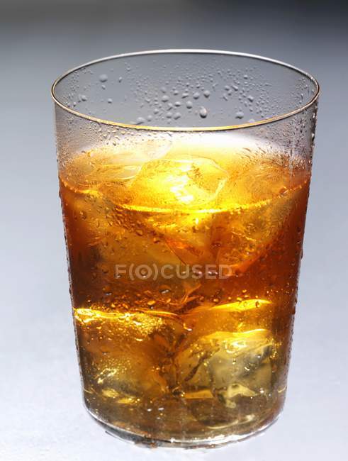 Glass of iced tea — Stock Photo