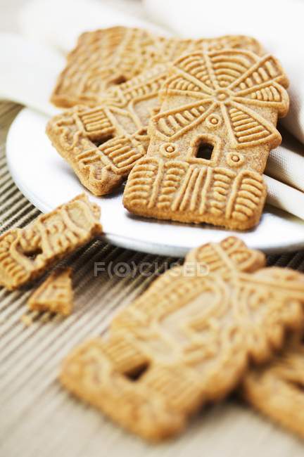 German spekulatius cookies — Stock Photo