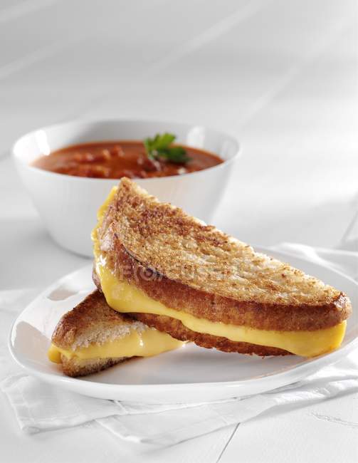 Sandwich al formaggio alla griglia — Foto stock
