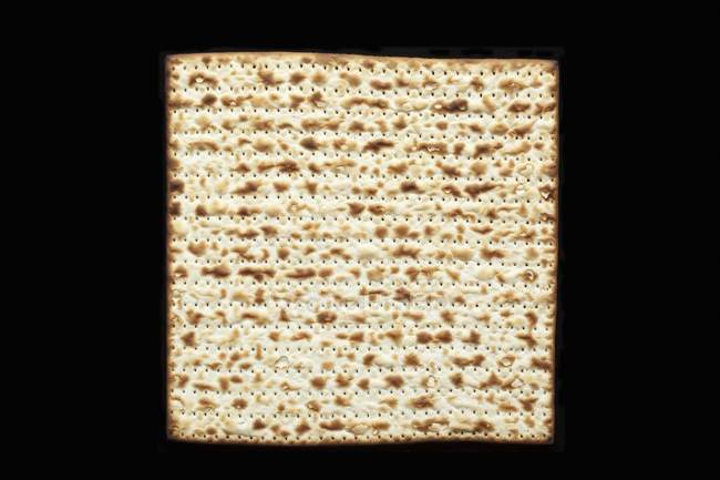 Slice of Matzoh bread — Stock Photo