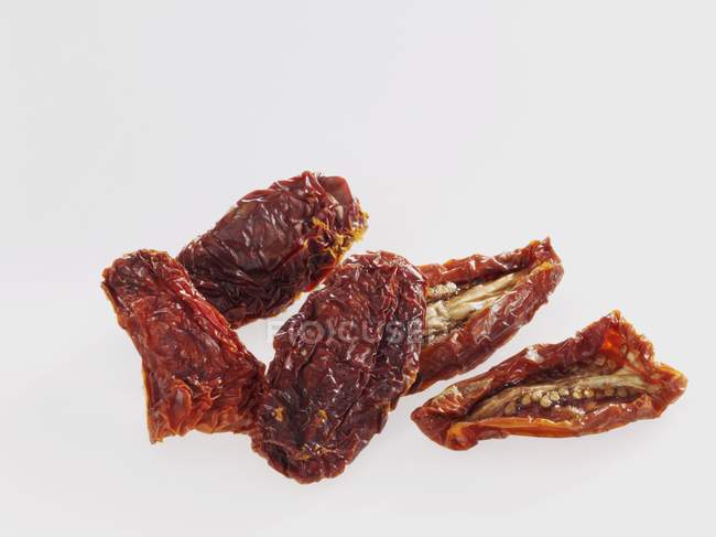 Five Dried tomatoes — Stock Photo