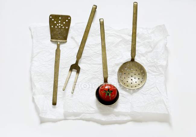 Old kitchen utensils — Stock Photo