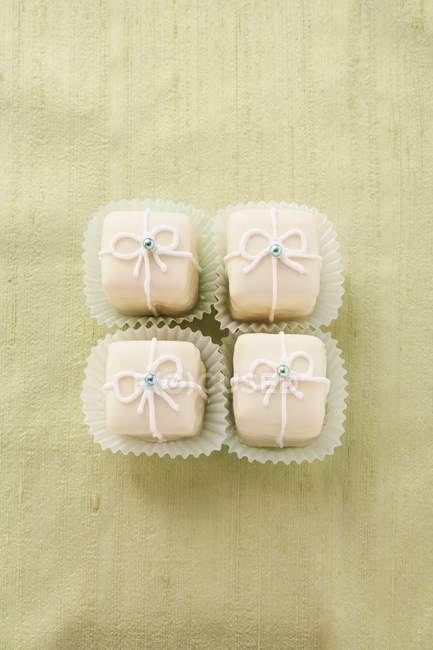 Petit fours for Christmas — Stock Photo