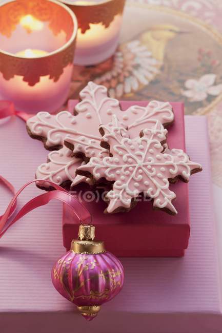 Biscuits de Noël assortis — Photo de stock