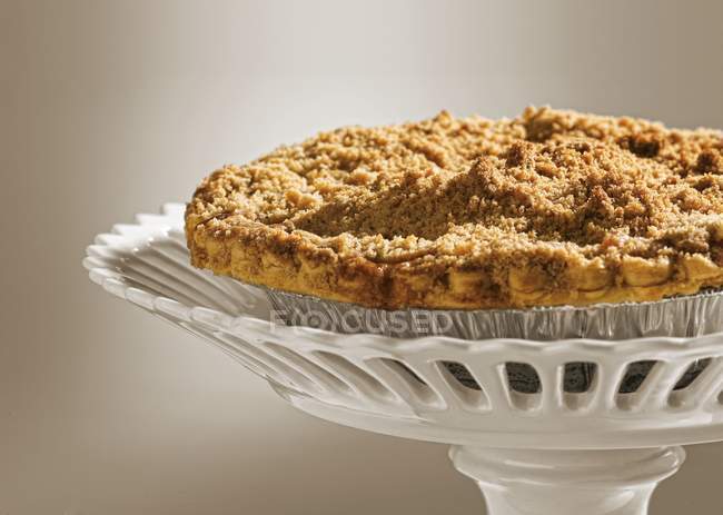 Apple Crisp Pie — Stock Photo