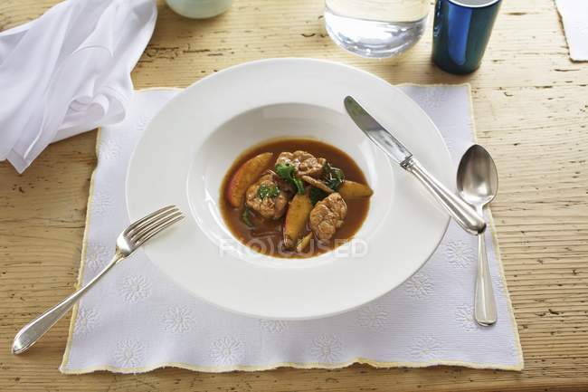 Veal sweetbreads on table — Stock Photo