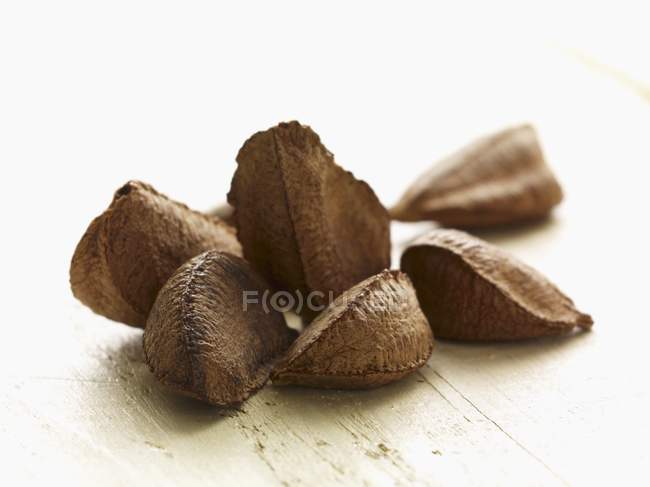 Close up of  Brazil nuts — Stock Photo