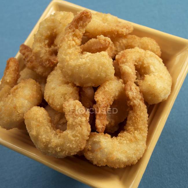Crevettes frites battues — Photo de stock