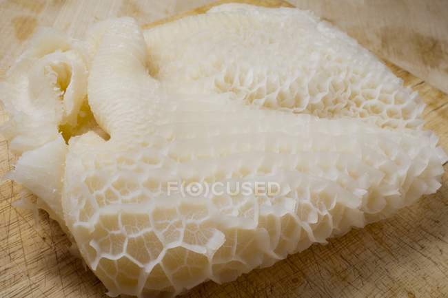 Honeycomb Tripe em madeira — Fotografia de Stock