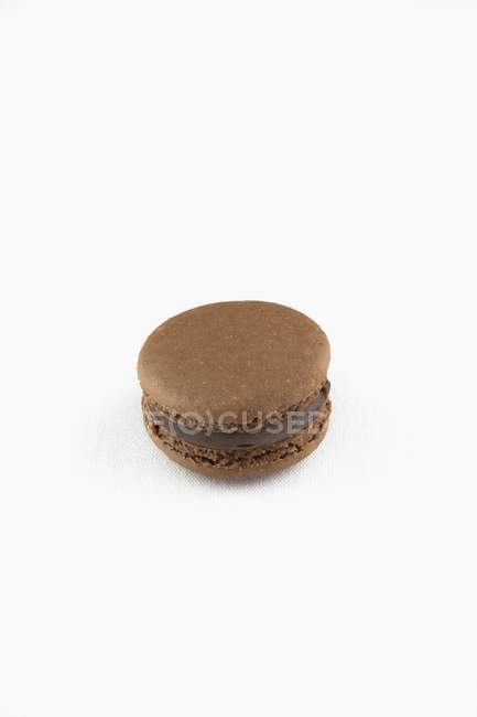 Macarrón de chocolate dulce - foto de stock