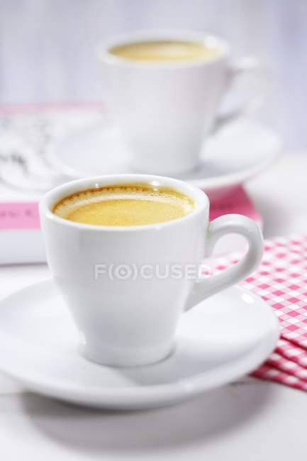 Cup of hot Espresso — Stock Photo