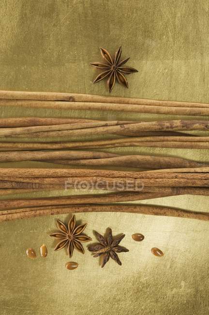 Close up of  Christmas spices — Stock Photo