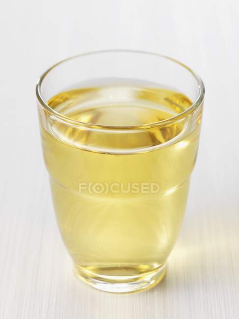 Bicchiere di succo di mela — Foto stock