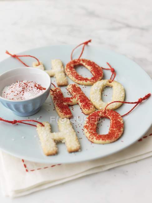 Biscuits de Noël au sucre — Photo de stock