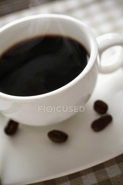 Cup of hot Espresso — Stock Photo