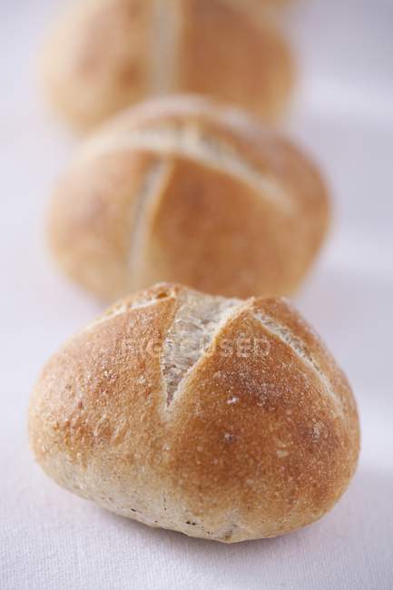 Three bread rolls — Stock Photo