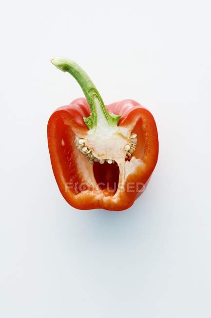 Metà del peperone rosso — Foto stock