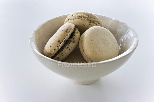 Macarons Earl Grey — Photo de stock