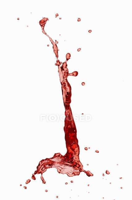 Splash of red juice — Stock Photo