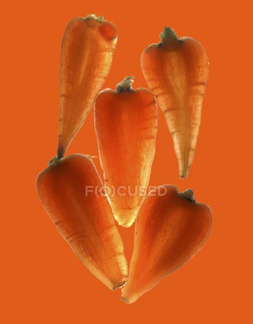 Свежая морковь Чантене — стоковое фото