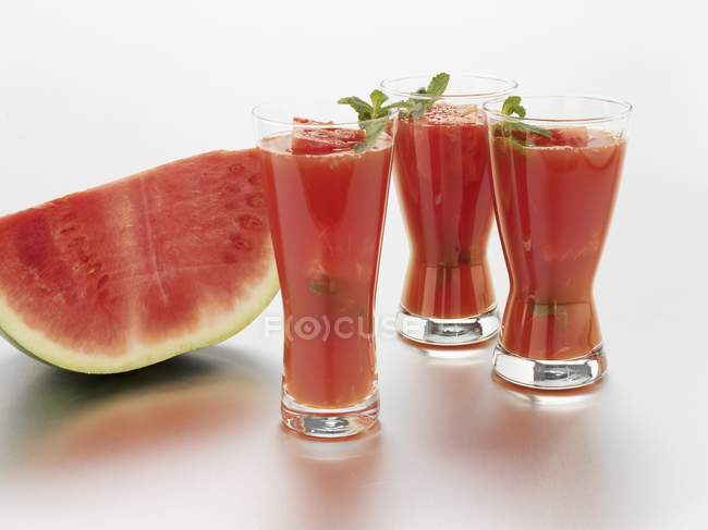 Water melon cocktails — Stock Photo