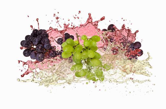 Raisins rouges et verts — Photo de stock
