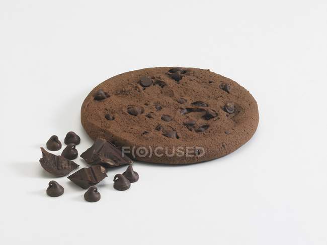 Galleta de chocolate Chip Fudge - foto de stock