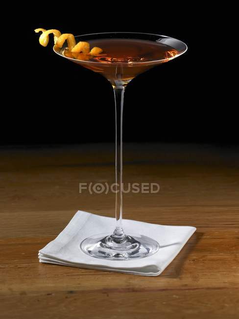Cocktail Sorriso em vidro — Fotografia de Stock