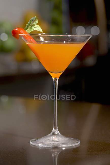 Cocktail de rum com toranja — Fotografia de Stock