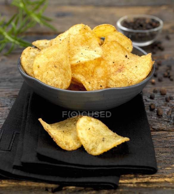 Chips de pommes de terre de maïs poivré — Photo de stock