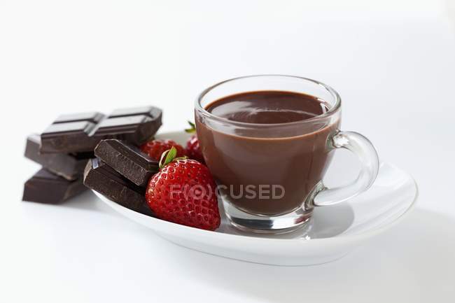 Cioccolata calda italiana — Foto stock