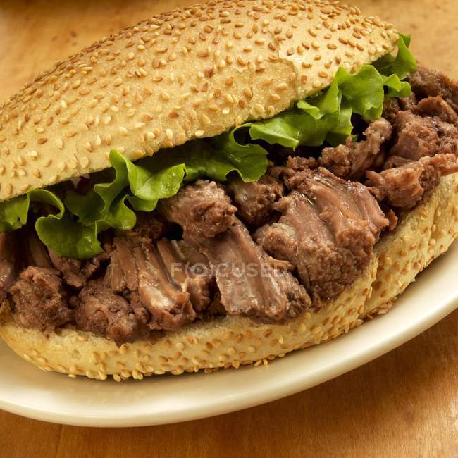 Жареный сэндвич — стоковое фото