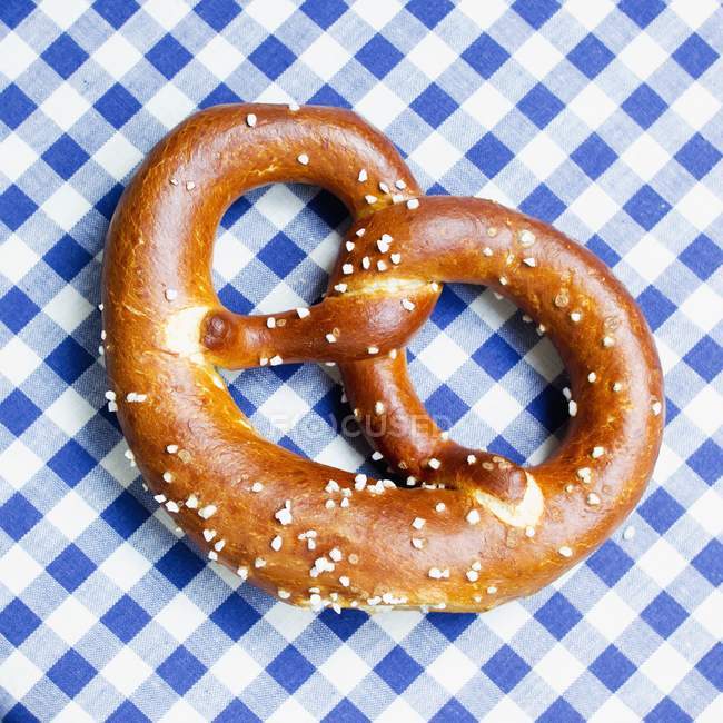 Fresh salted pretzel — Stock Photo