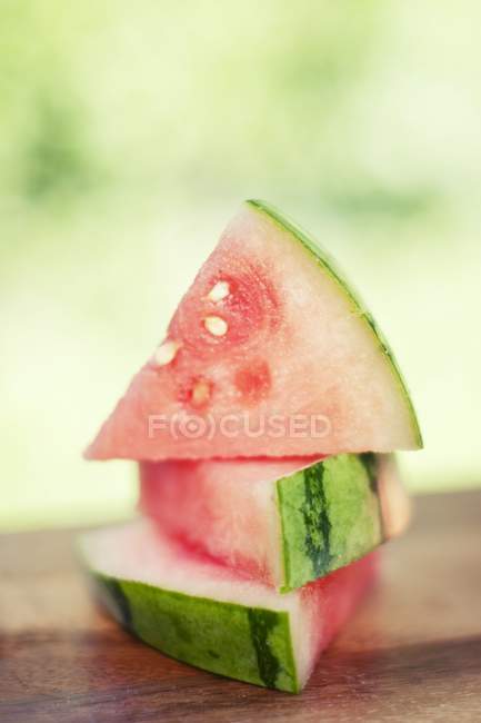 Fresh Watermelon Wedges — Stock Photo
