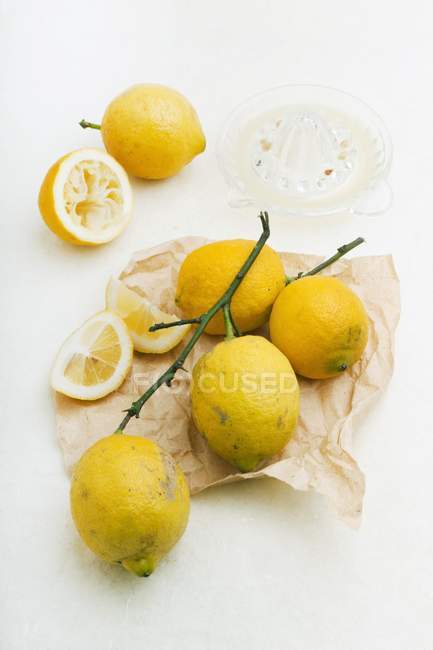 Citrons frais siciliens — Photo de stock