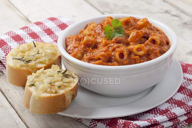 Pasta in a Tomato Meat — Stock Photo