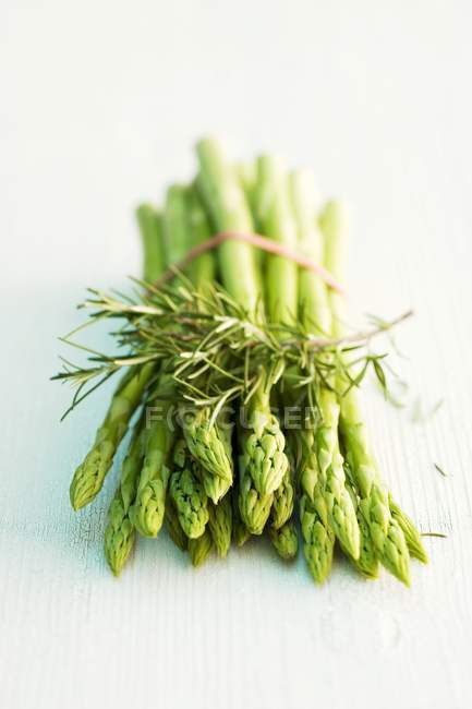 Bunch of green asparagus — Stock Photo