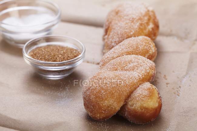 Sugared Doughnut Twist — Stock Photo