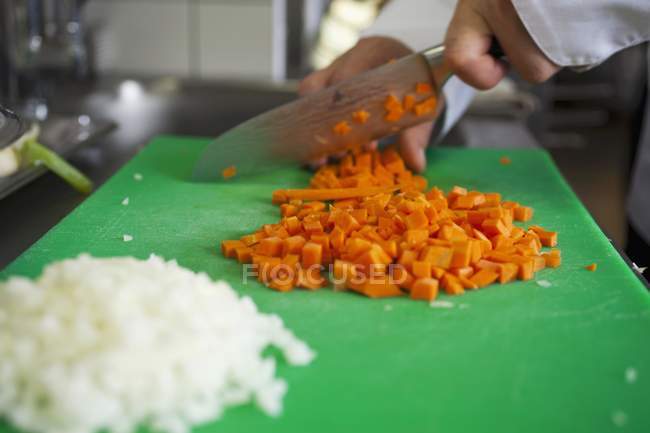 Preparation of a typical Czech dish — Stock Photo