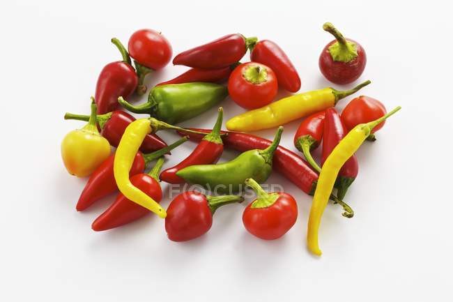 Fresh ripe peppers — Stock Photo