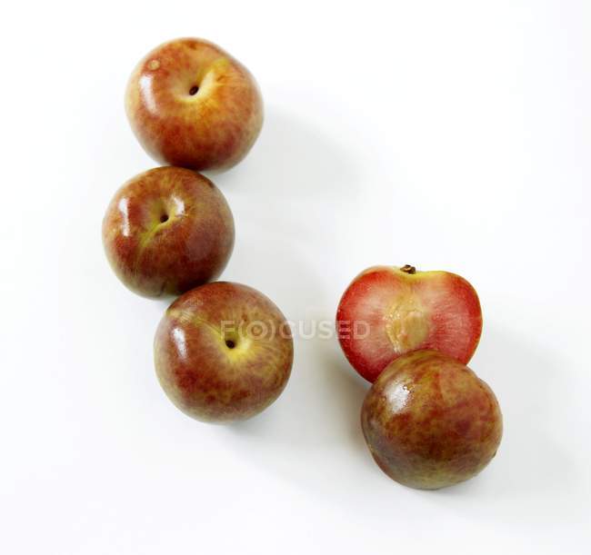 Frutas frescas de Loquat - foto de stock