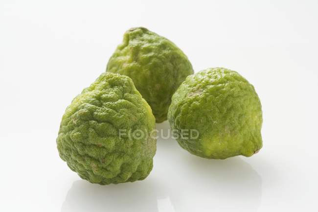Fresh kafir limes — Stock Photo