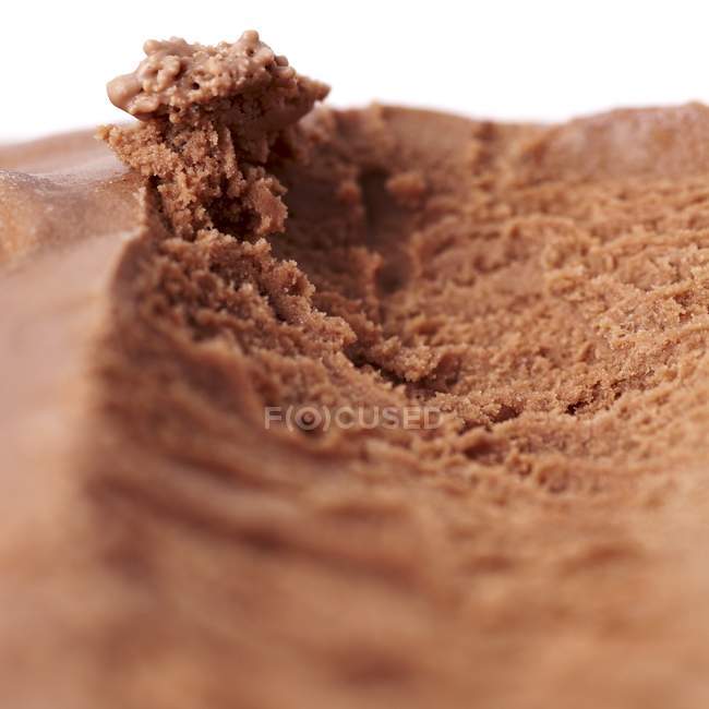 Helado de Chocolate Casero - foto de stock